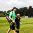 Kickster 2 in 1 voetbaldoel / voetbalrebounder 2,4 m x 1,5 m