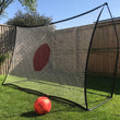Kickster 2 in 1 voetbaldoel / voetbalrebounder 2,4 m x 1,5 m