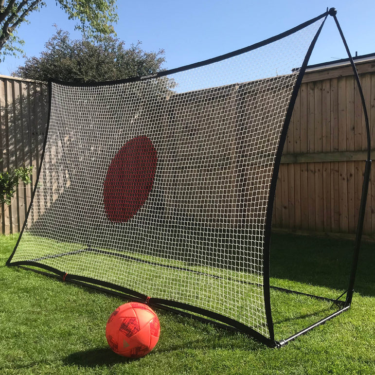 Kickster 2 in 1 voetbaldoel / voetbalrebounder 2,4 m x 1,5 m