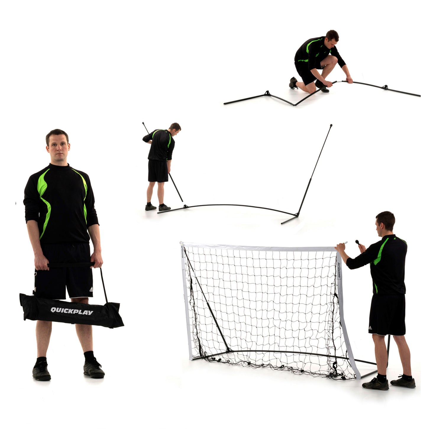 KICKSTER Portable Football Goal 150 x 100 cm