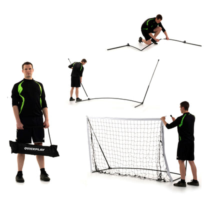 KICKSTER Portable Football Goal 1.5 x 1M - QUICKPLAY EU