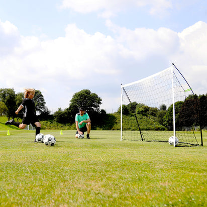 KICKSTER Portable Football Goal 2.4m x 1.5m - QUICKPLAY EU