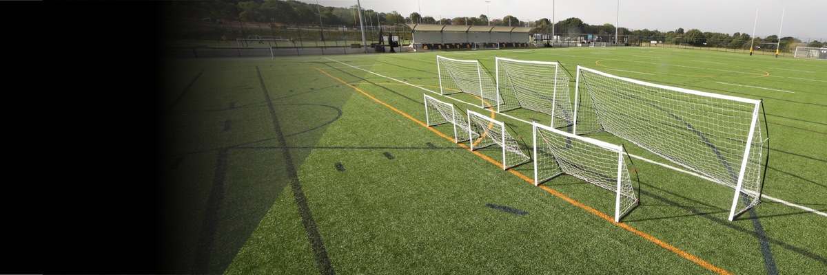 The KICKSTER goal range
