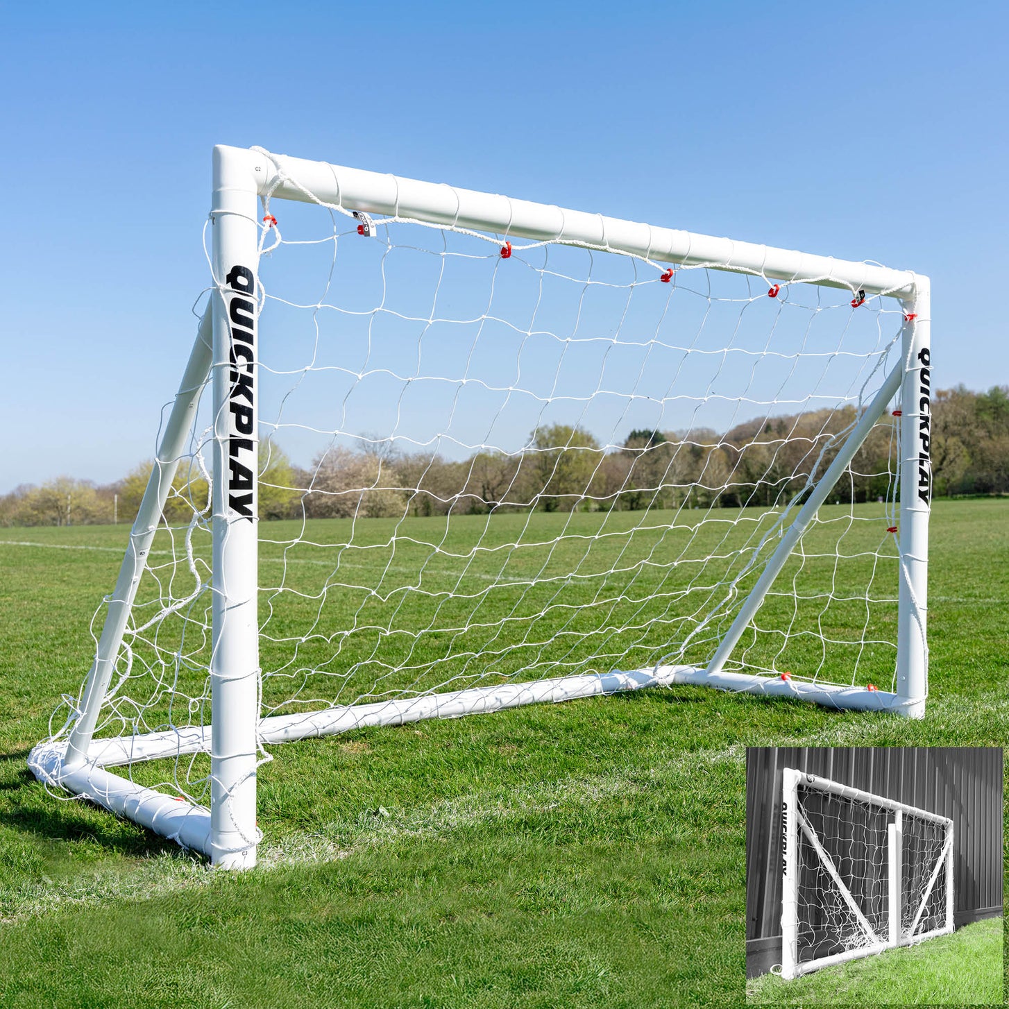 Q-FOLD Folding Football Goal 180 x 120 cm
