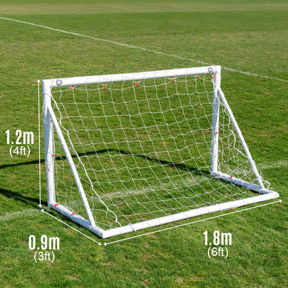 Q-FOLD Folding Football Goal 6x4'