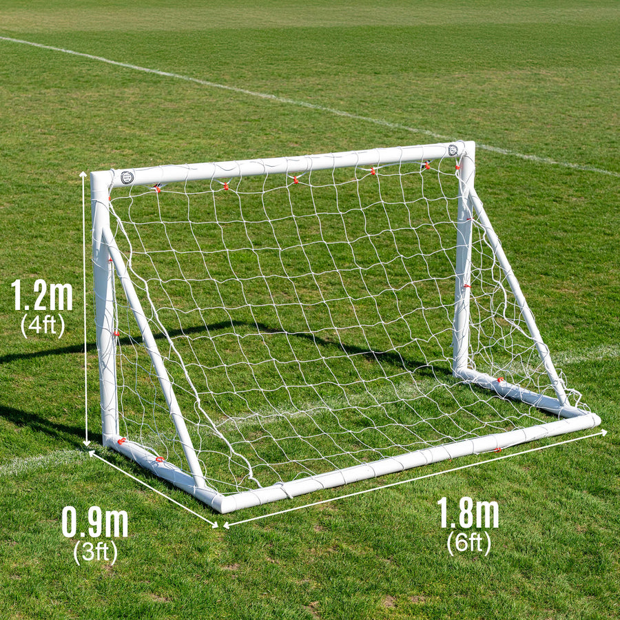 Q-FOLD Folding Football Goal 180 x 120 cm