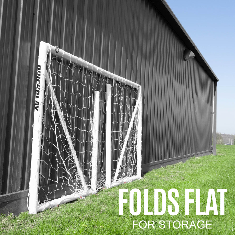 Q-FOLD Folding Football Goal 240 x 150 cm