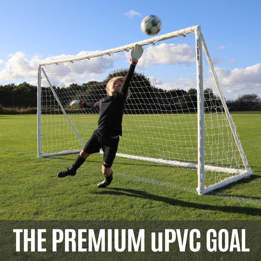 Q-FOLD Folding Football Goal 240 x 150 cm