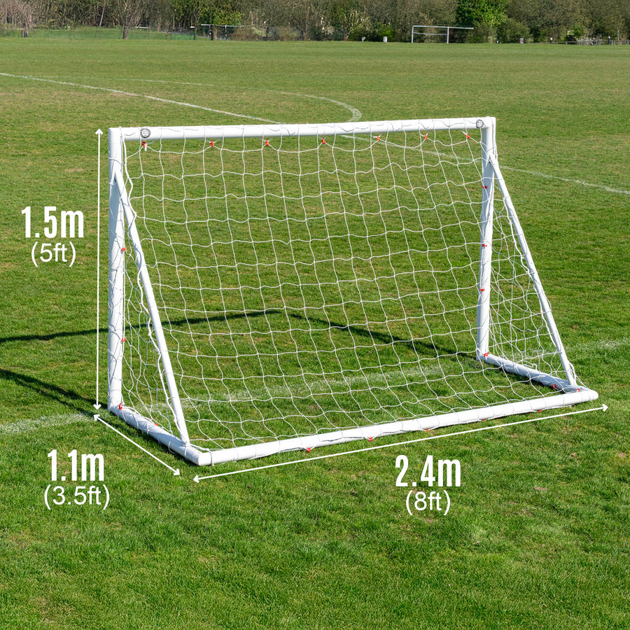 Q-FOLD Folding Football Goal 240 x 150 cm