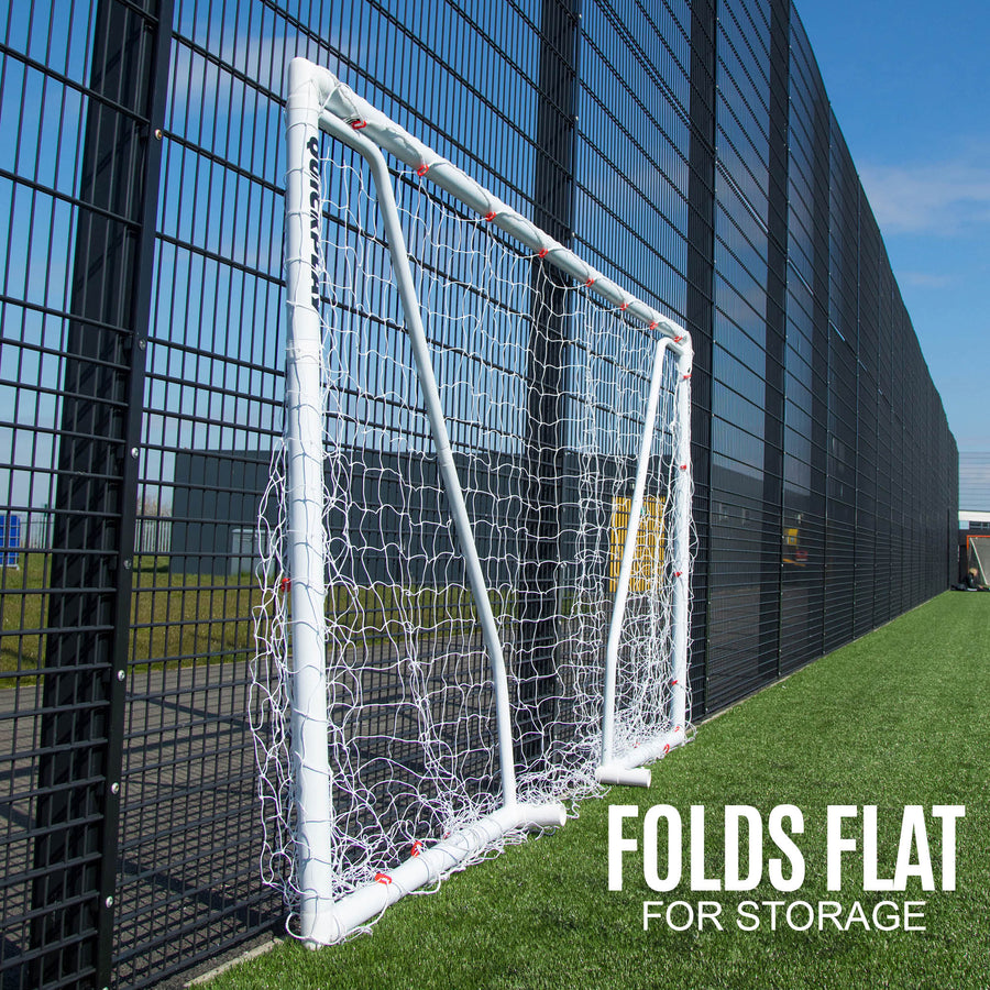 Q-FOLD Match Folding Football Goal 370 x 180 cm