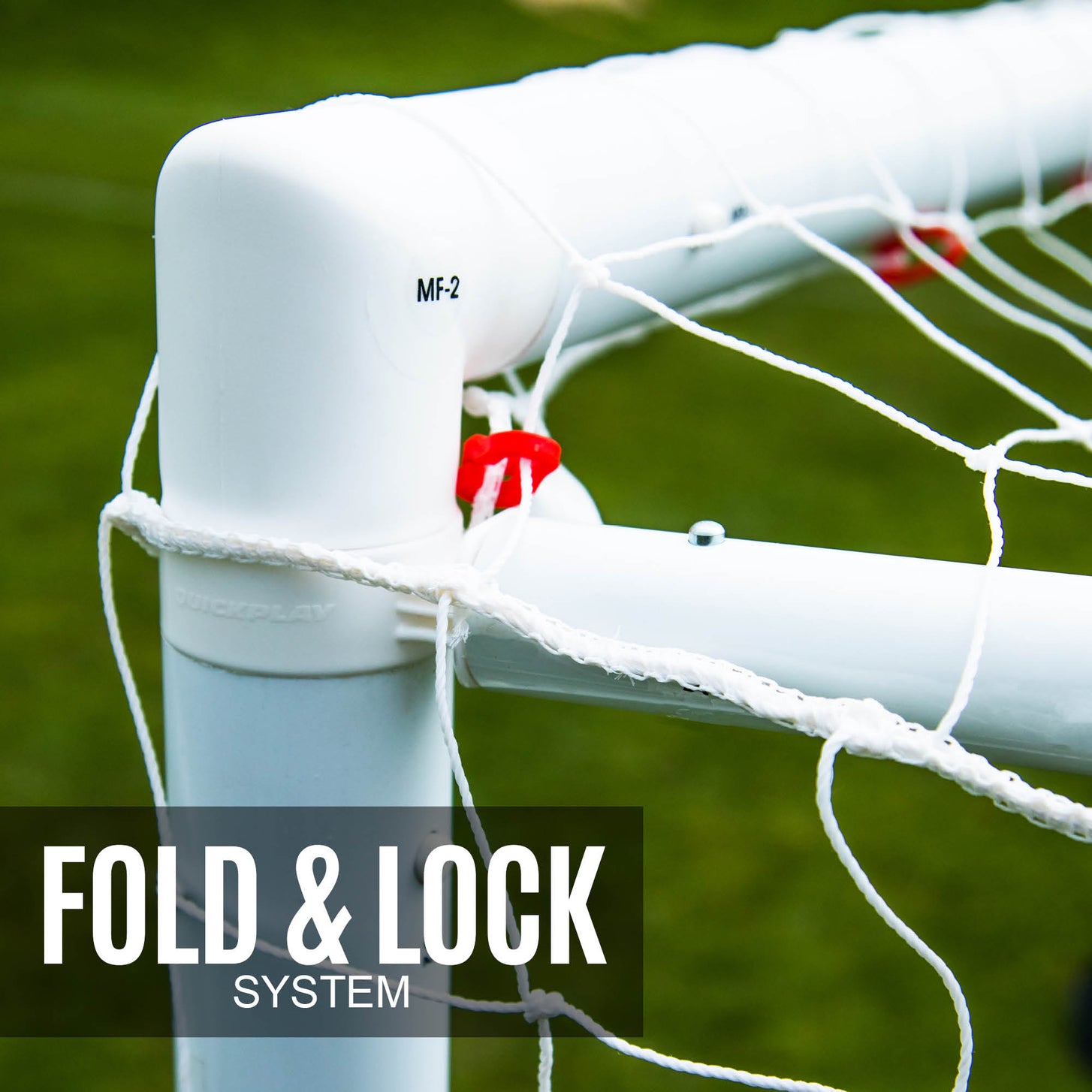 Q-FOLD Match Folding Football Goal 370 x 180 cm