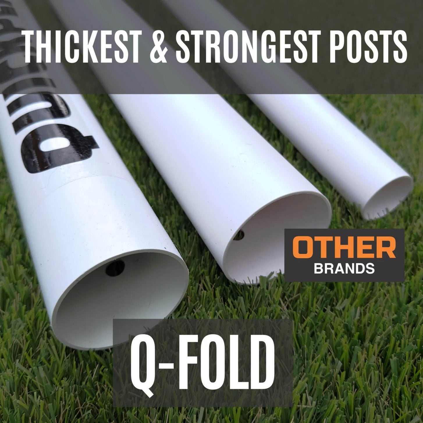 Q-FOLD Match Folding Futsal Goal 300 x 200 cm