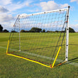 KICKSTER Portable Football Goal 2.4m x 1.5m (Yellow) - QUICKPLAY EU