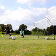 KICKSTER Portable Football Goal 2.4m x 1.5m (Yellow) - QUICKPLAY EU