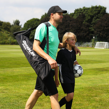 KICKSTER Portable Football Goal 1.8m x 1.2m (Yellow) - QUICKPLAY EU